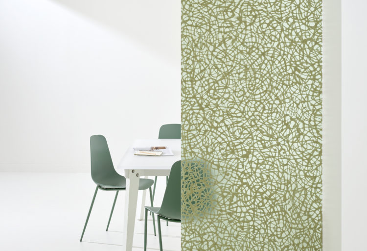 Tulsi pistachio panel with chairs