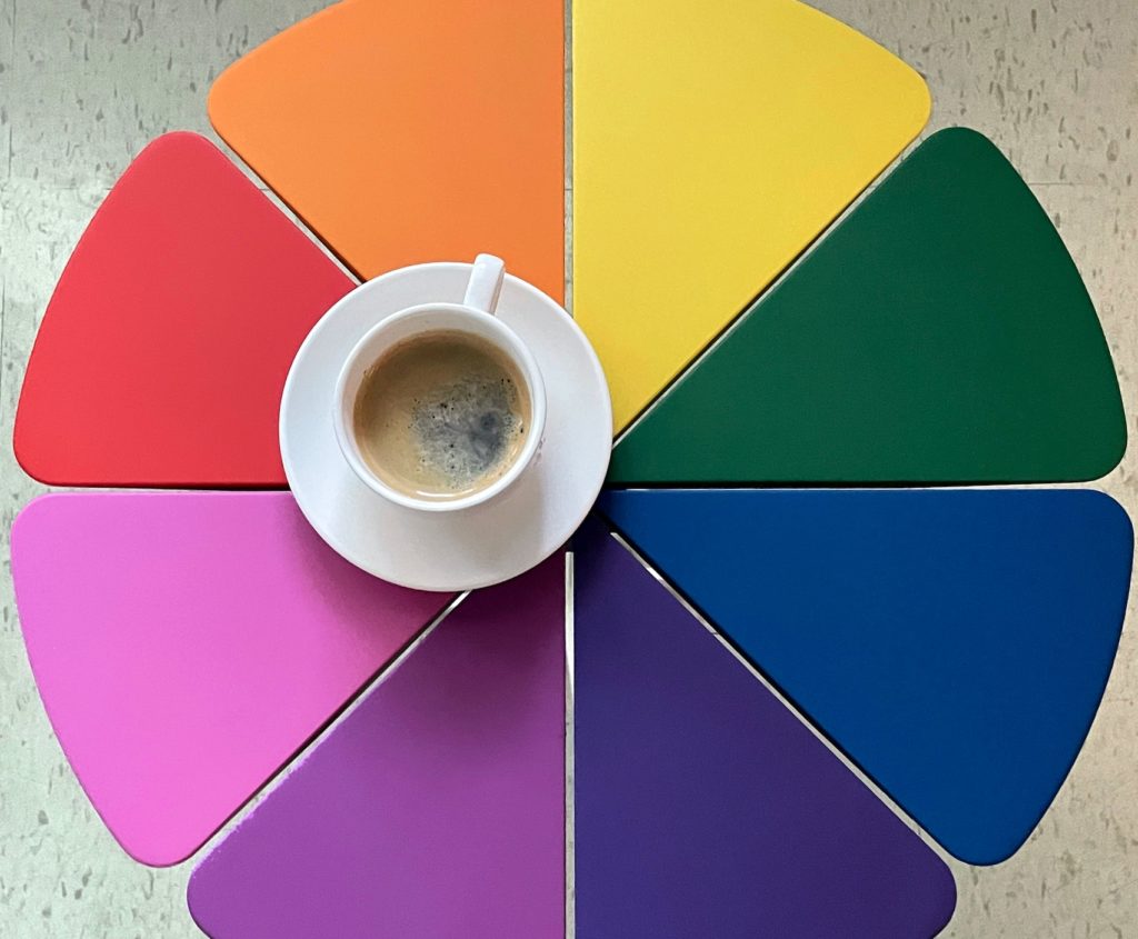 Pride Petal from above with espresso