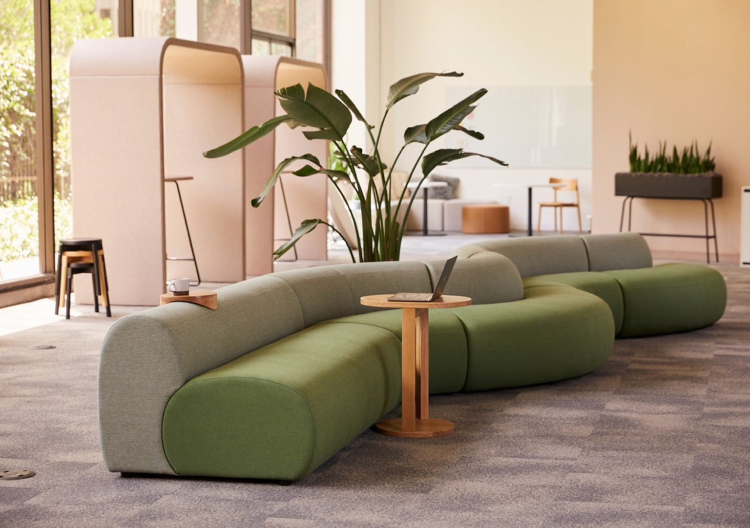 Logger Modular Seating from Allsteel and Corral USA — 3rings