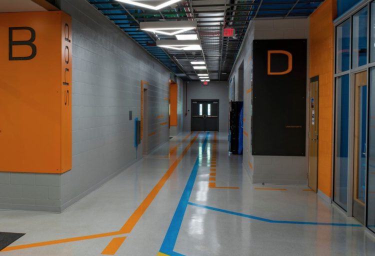 VCT by Armstrong Flooring in Baton Rouge technical school