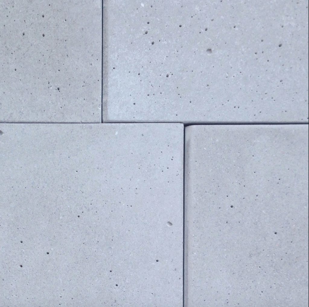 Cemento Non Cemento detail. Product in blocks rather than one large slab.