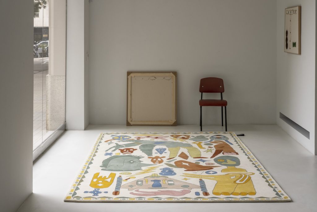 nanimarquina Troupe rug on floor of empty room
