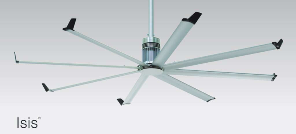 A Silent Warrior For Fresh Air The Isis Ceiling Fan By Big Ass Fans — 3rings