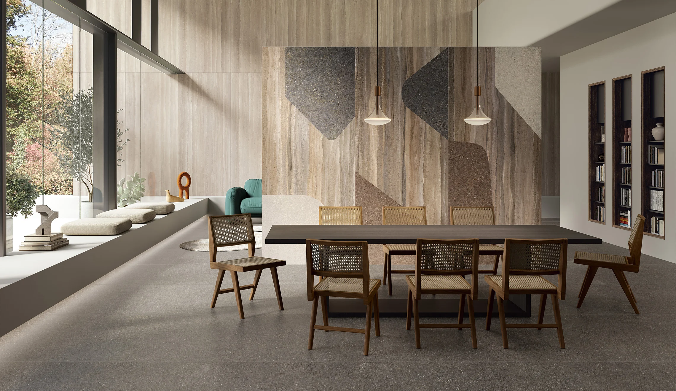 Compatta Porcelain Slabs Inspired by Ancestral Structures