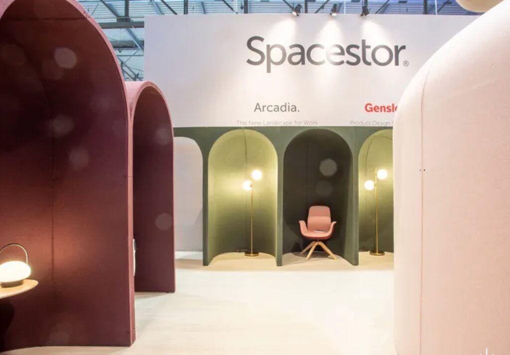 Spacestor showroom with Arcadia structures