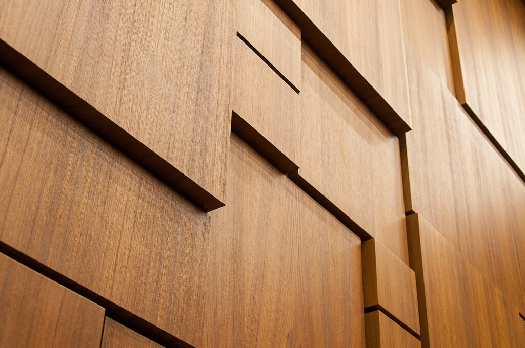 Wood wall detail
