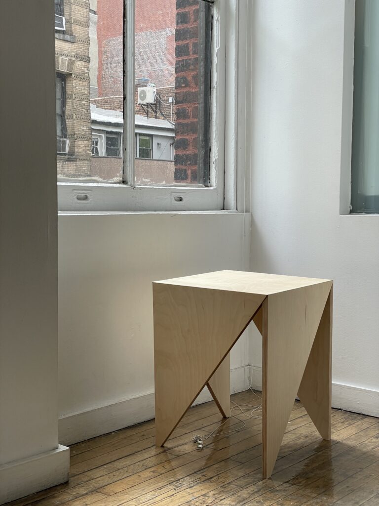 Table beneath window in Nook