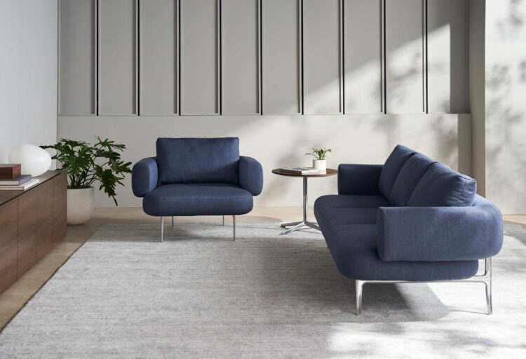 Casen lounge and sofa in navy