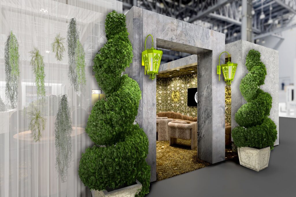 Year of the Rabbit designed space at BDNY
