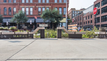Fulton Market Benches by Landscape Forms