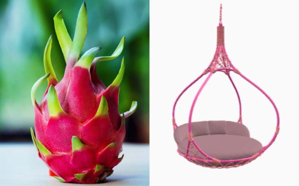 Drop Swing Rosa and dragonfruit