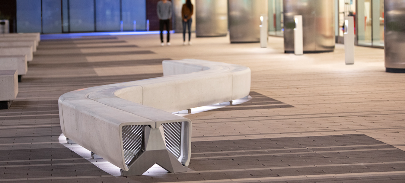 Typology Ribbon Bench by Landscape Forms Wins SIT Award