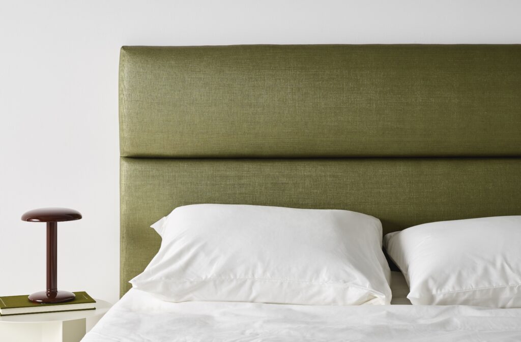 Xorel used for an upholstered headboard