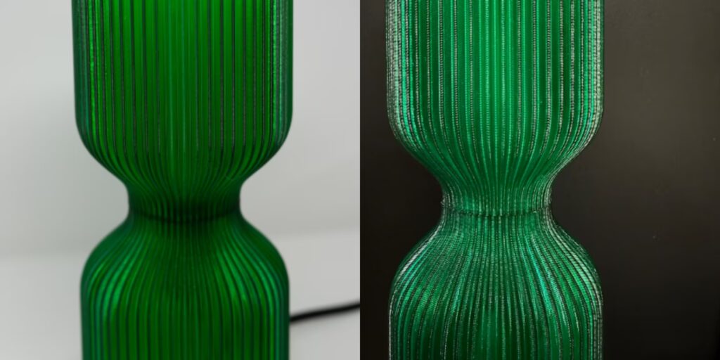 Green Eco-Friendly 3D Table Lamp