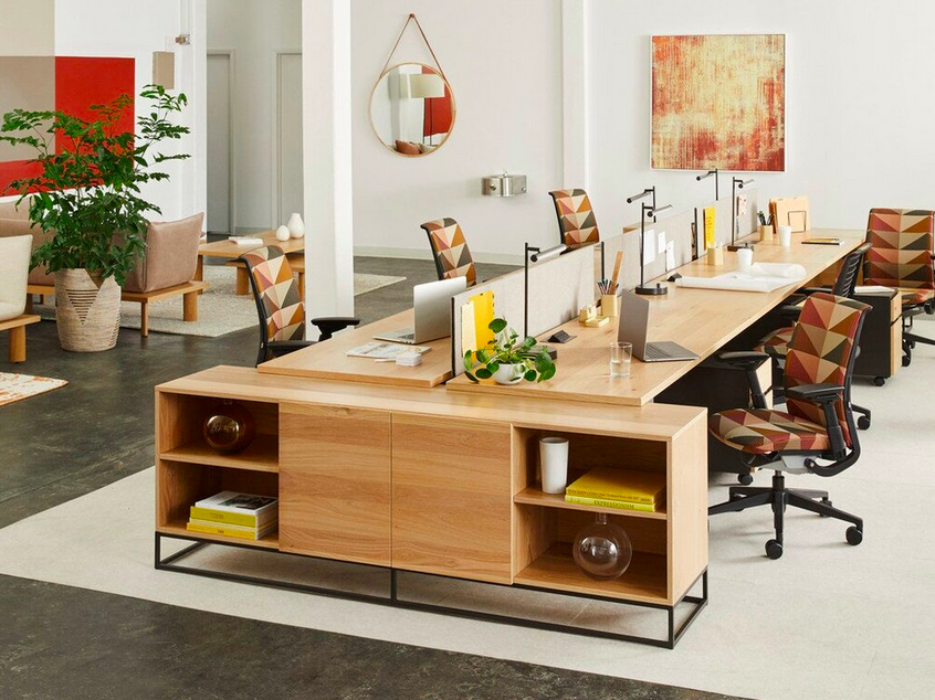 Greenpoint Collection from West Elm and Steelcase in situ