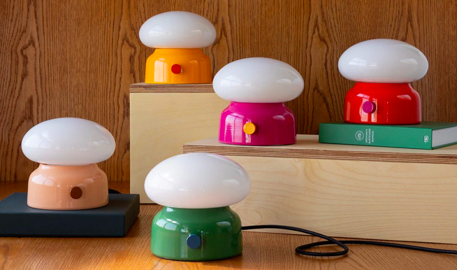 A collection of Teig Lamps by Schoolhouse