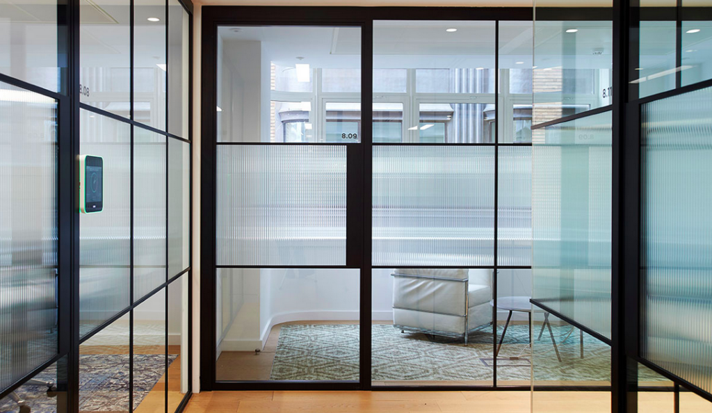 A PurOptima completed project at Conde Nast International with a symmetry door