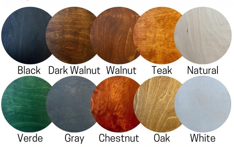 Oval Table colors