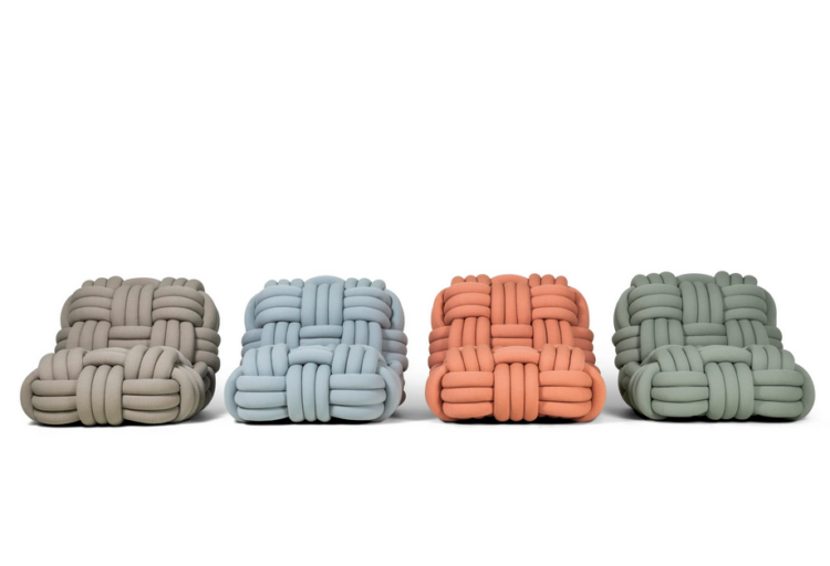 Product image of four Knitty Lounge Chairs