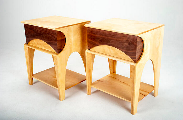 Untitled side tables by Henry Burke