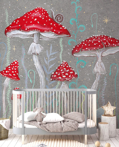 mushroom wallpaper