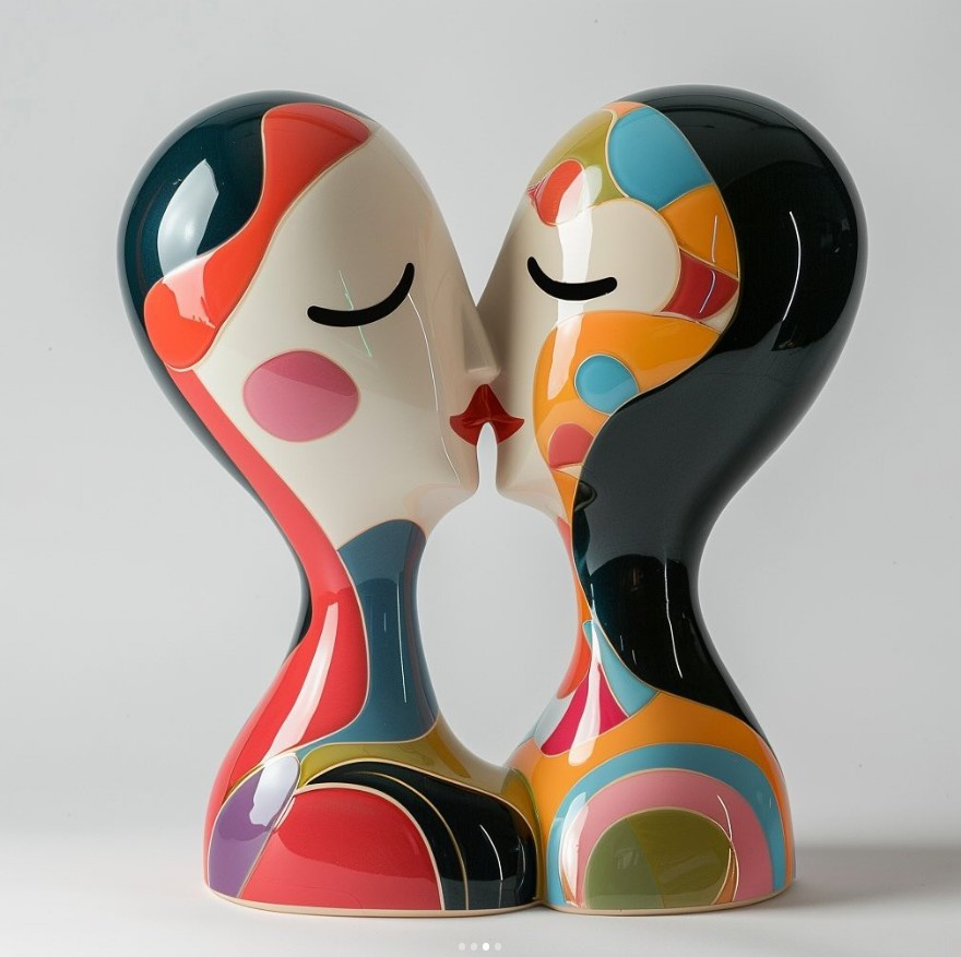 Global Love sculpture