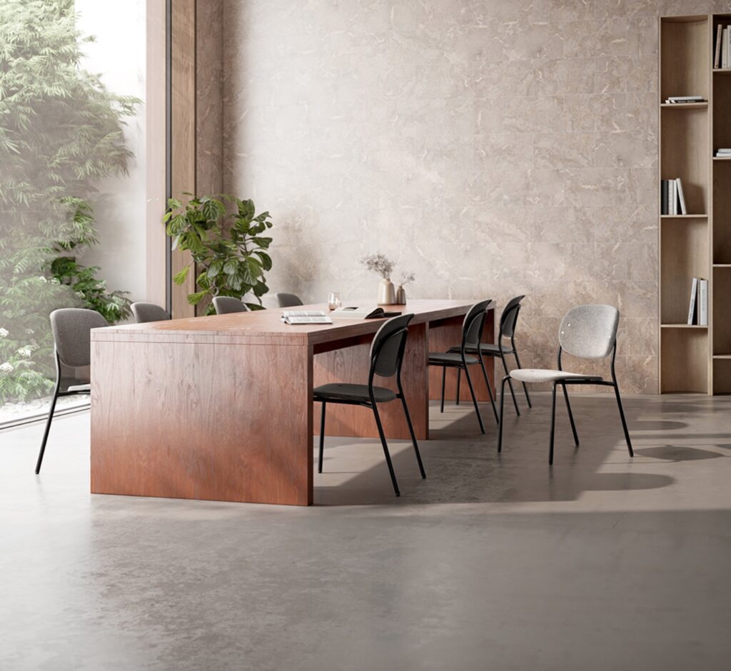 Loci communal table with chairs