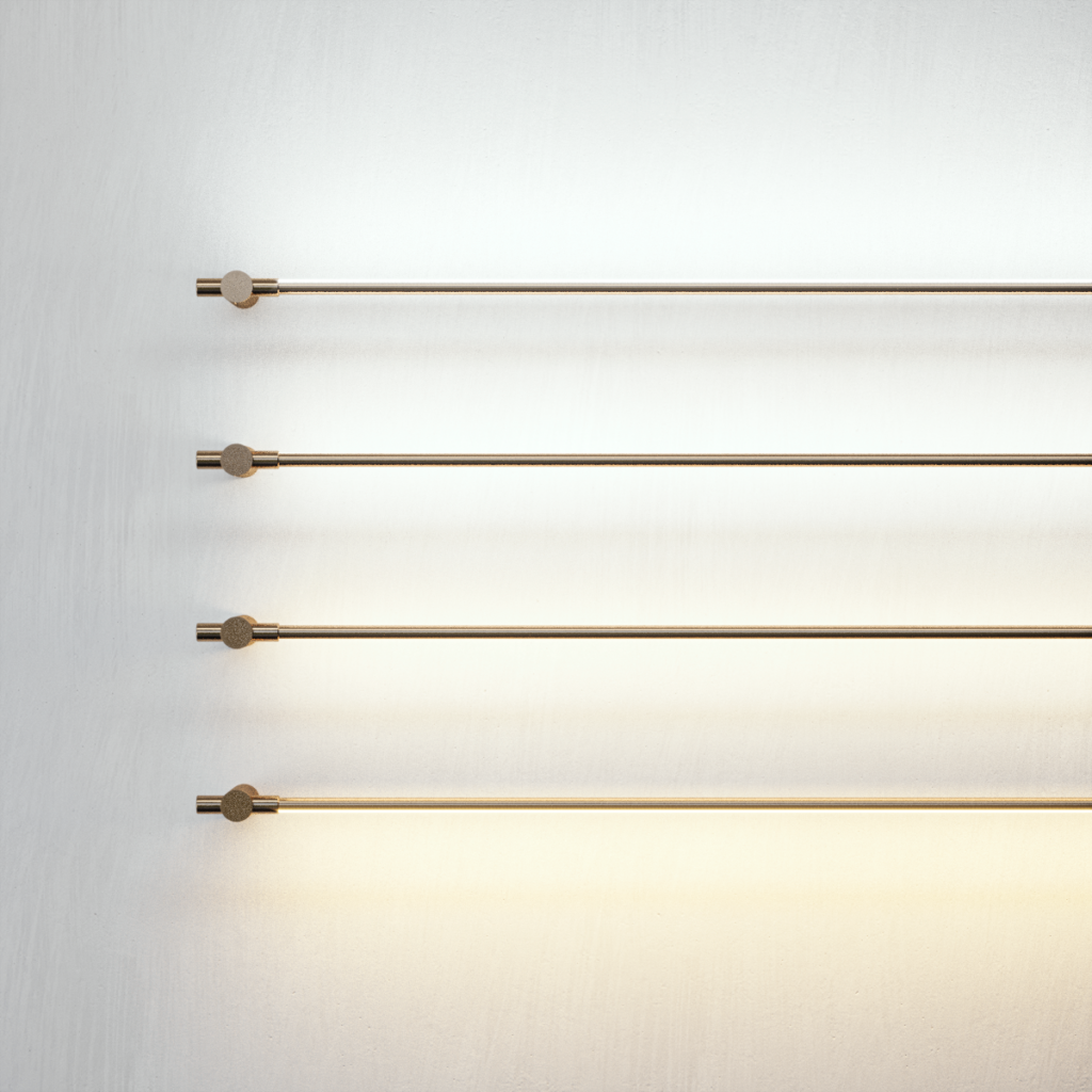 Brass elements from Juniper lighting system