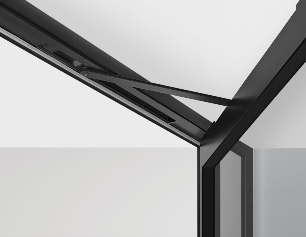 Demountable wall system hardware detail