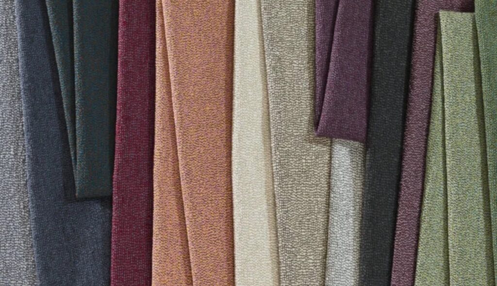 Flora color swatches from Luna Textiles Return collection