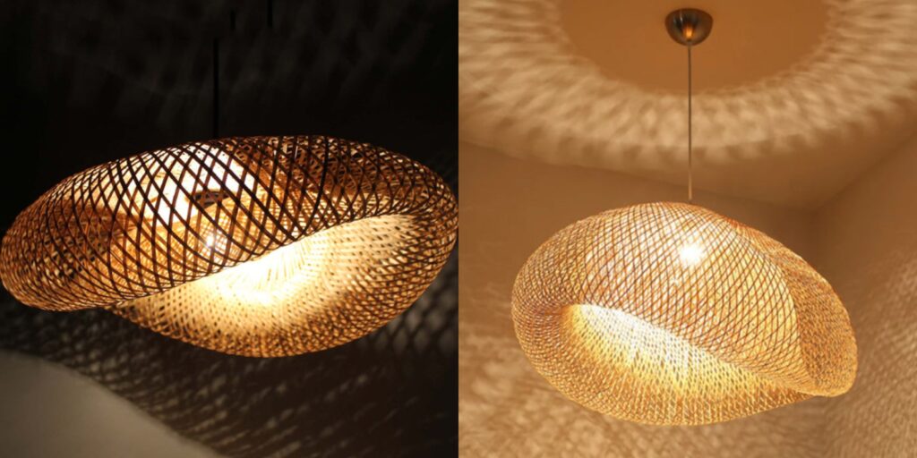 Handwoven Bamboo Pendant Light