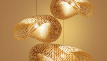 Handwoven Bamboo Pendant Light by Arturest