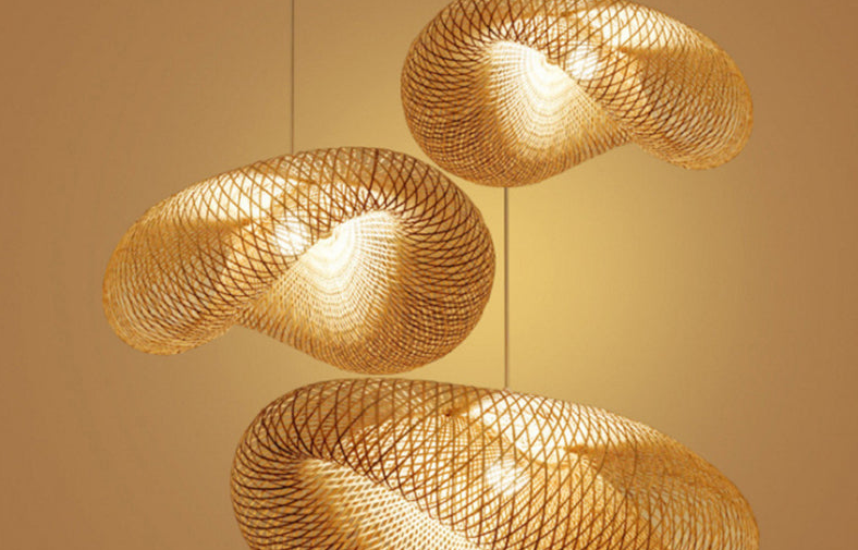 Handwoven Bamboo Pendant Light by Arturest