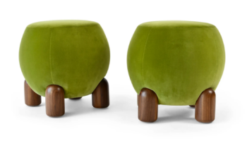 Green with Envy: Bebop Pouf by Last Ditch Design