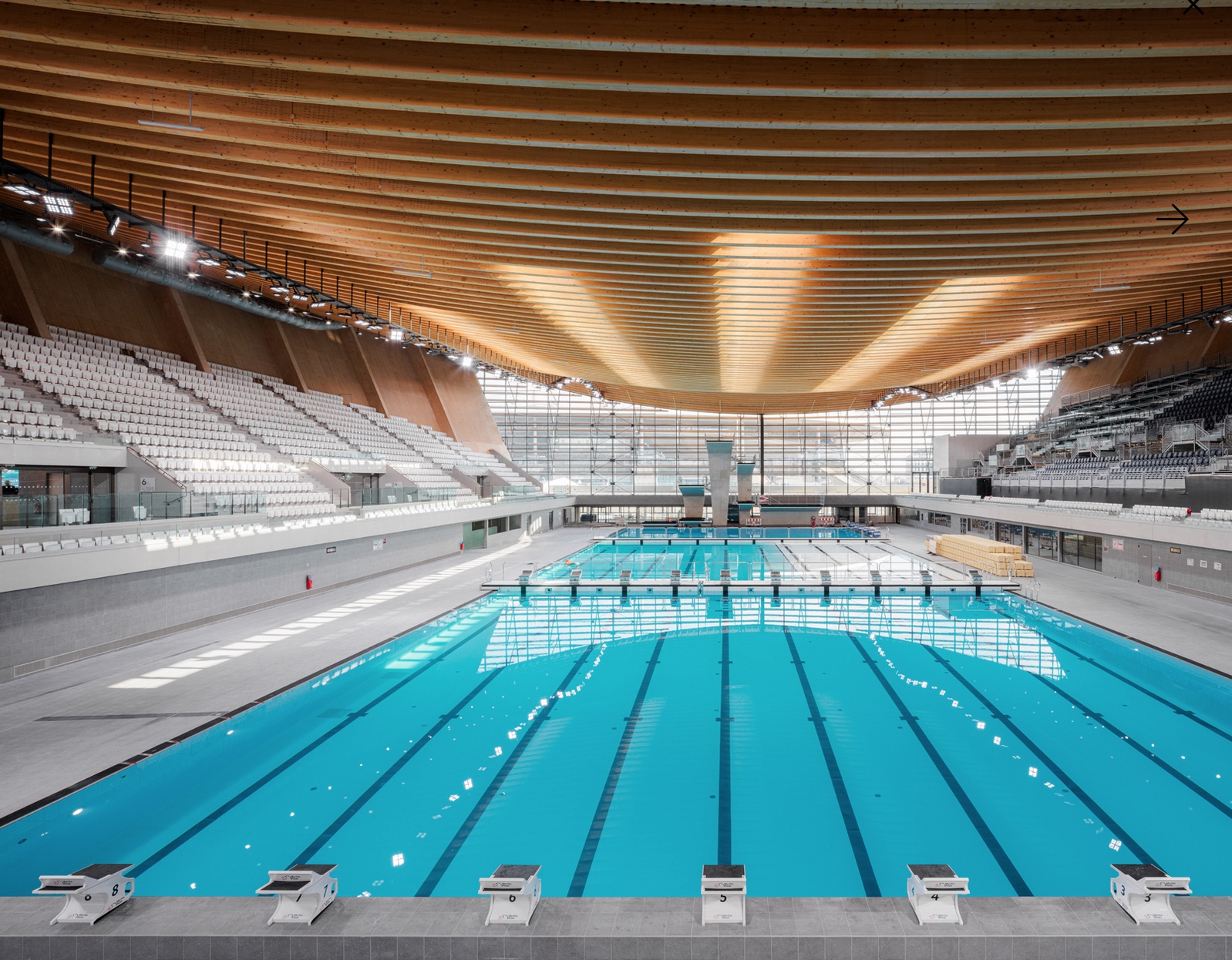 Paris Aquatics Center Doubles Use of Bio-Based Materials