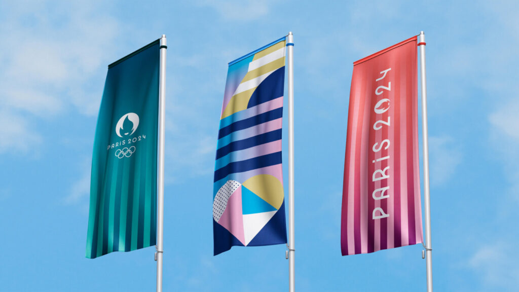 Banners for Paris 2024 Olympics