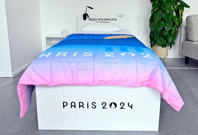 Paris Olympics 2024 cardboard beds by Airweave