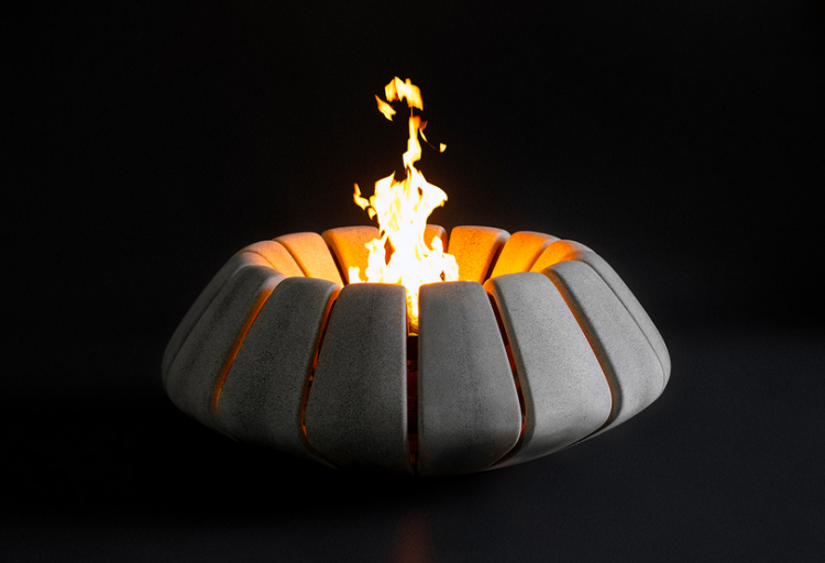 Sunflower fire pit product image