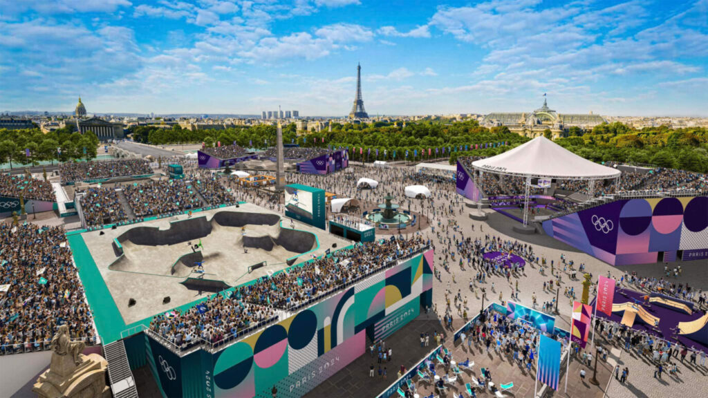 Paris in scene during Paris 2024 Olympics