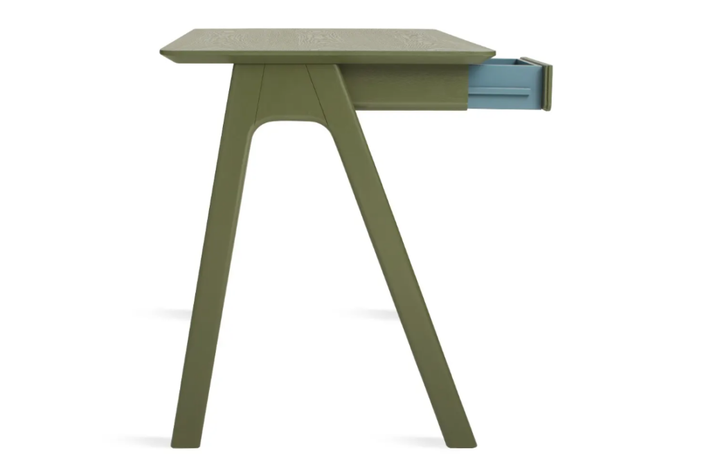 Stash Desk in Olive