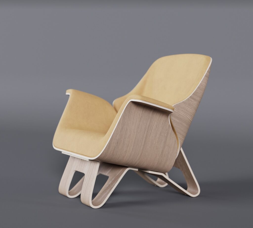 Bloom chair side view