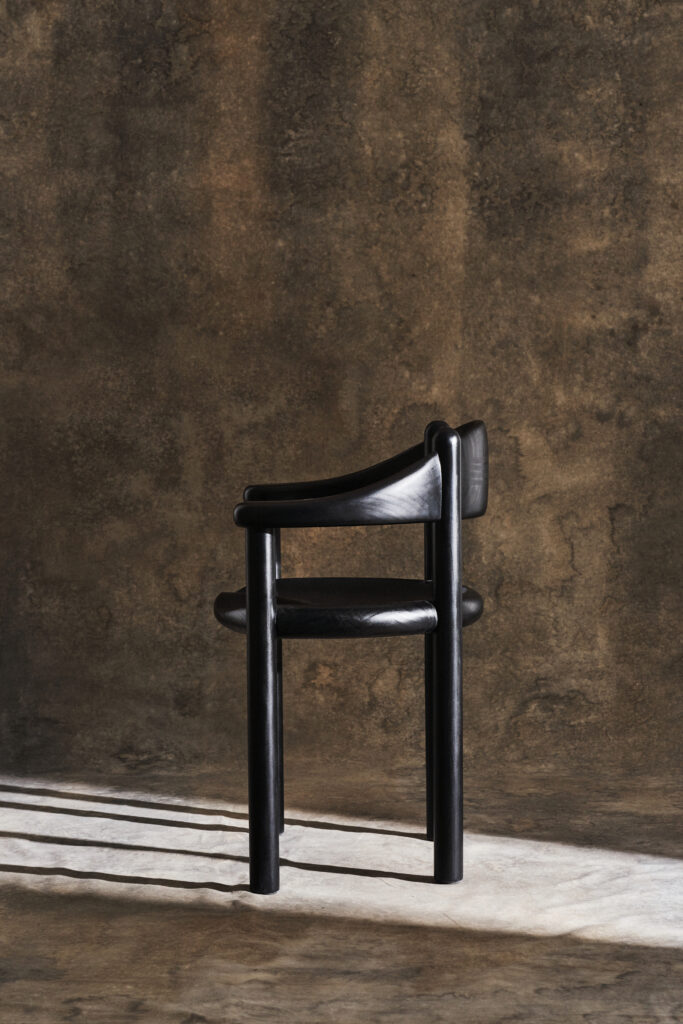 Side view of Daumiller Armchair