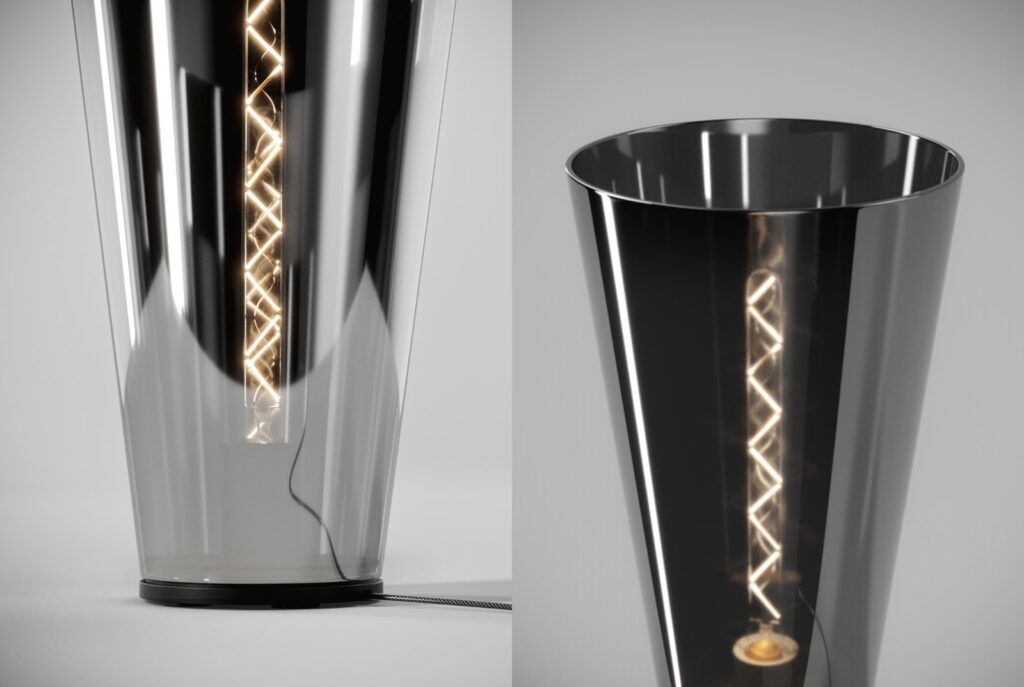 Megaphone table lamps