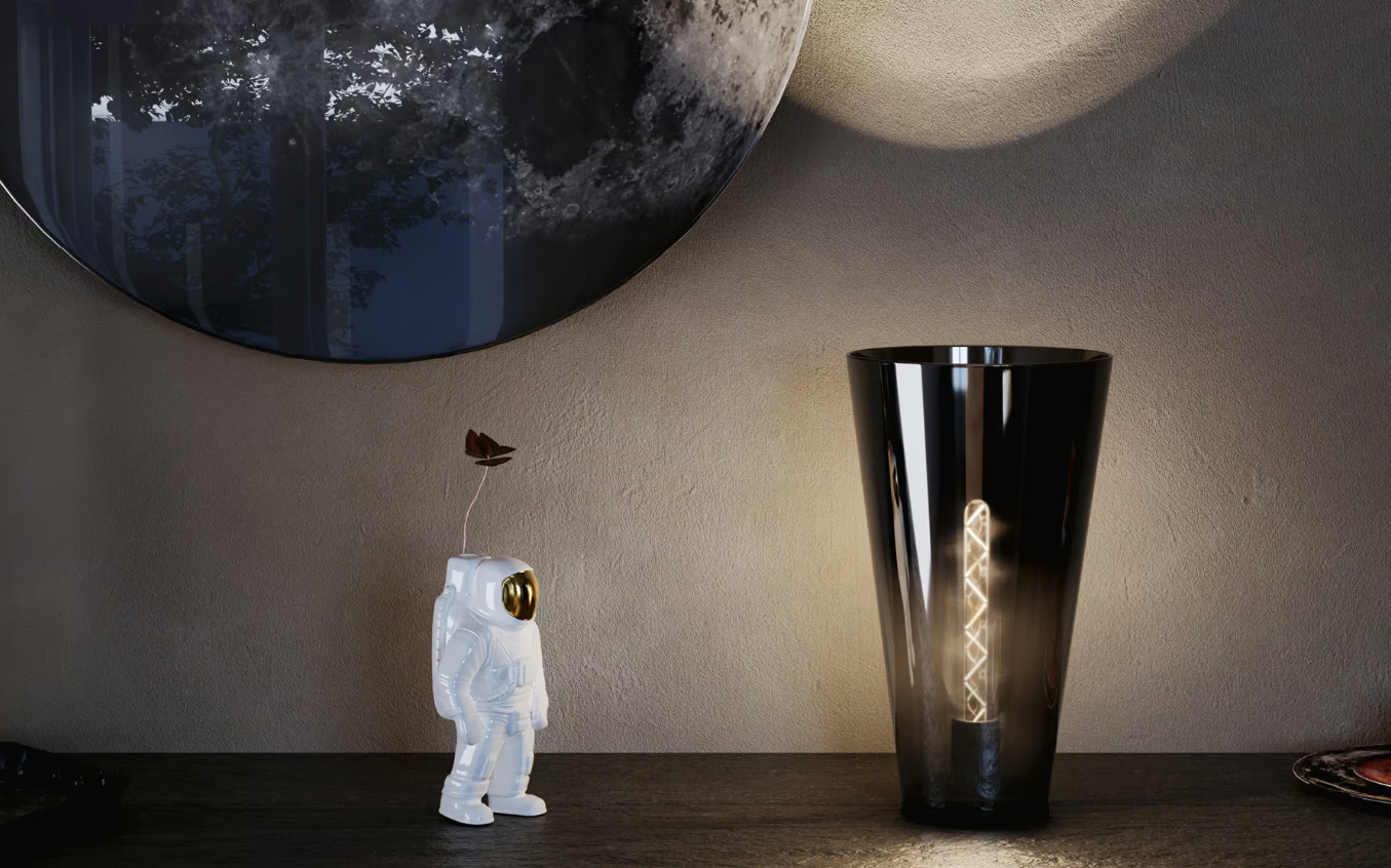 Listen Up: Megaphone Table Lamp by Lodes