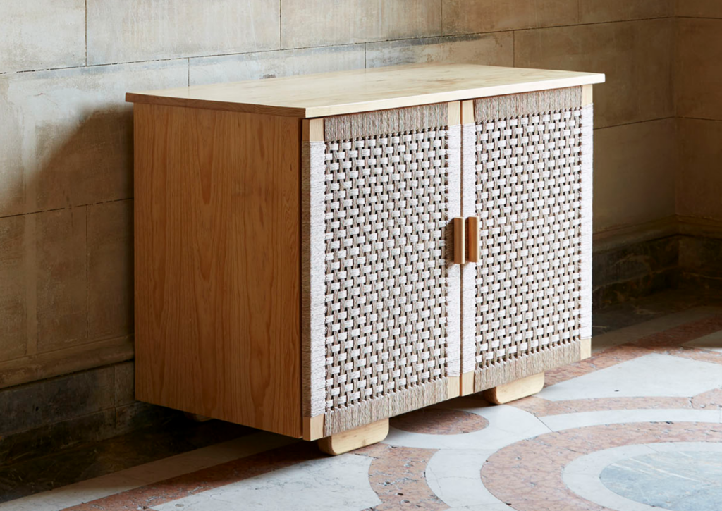 Luteca woven credenza