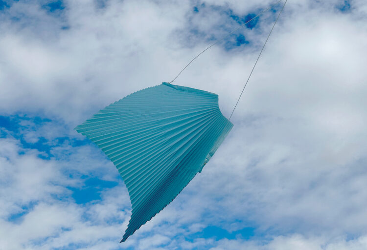 Pleated Kite by Juliette Berthonneau