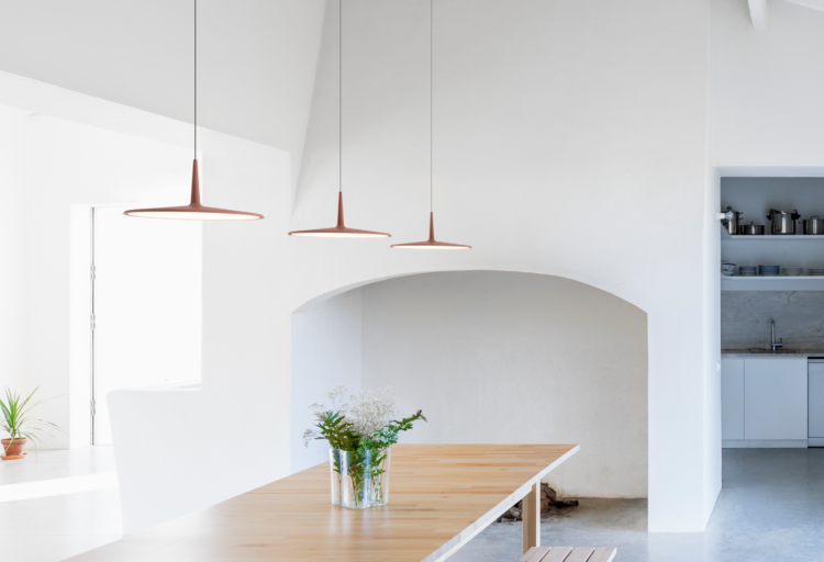 Skan pendants in dining room