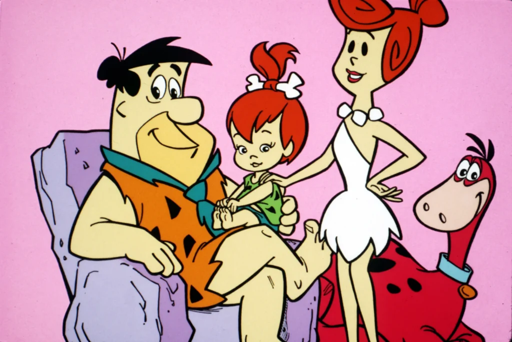 The Flintstones cartoon characters