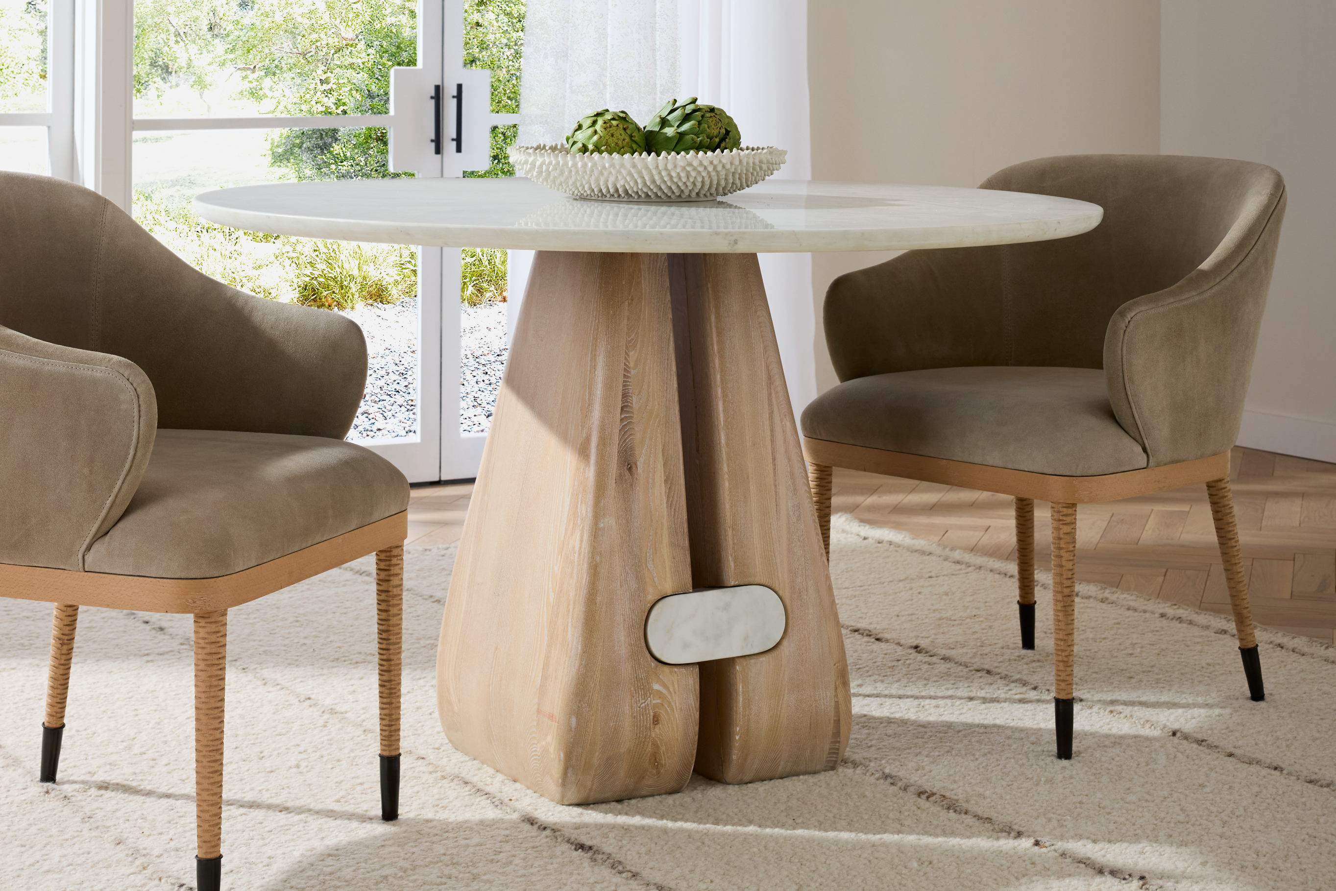 Meet the Flintstones: Melt Entry Table by Arteriors x Workshop/APD