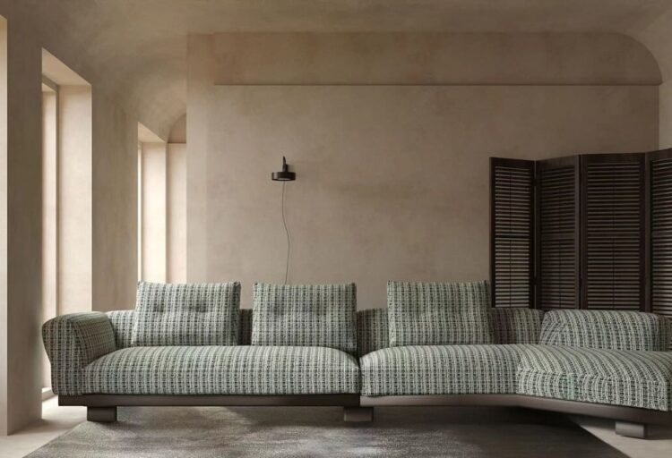 sofa upholstered in Heritage Collection of textiles